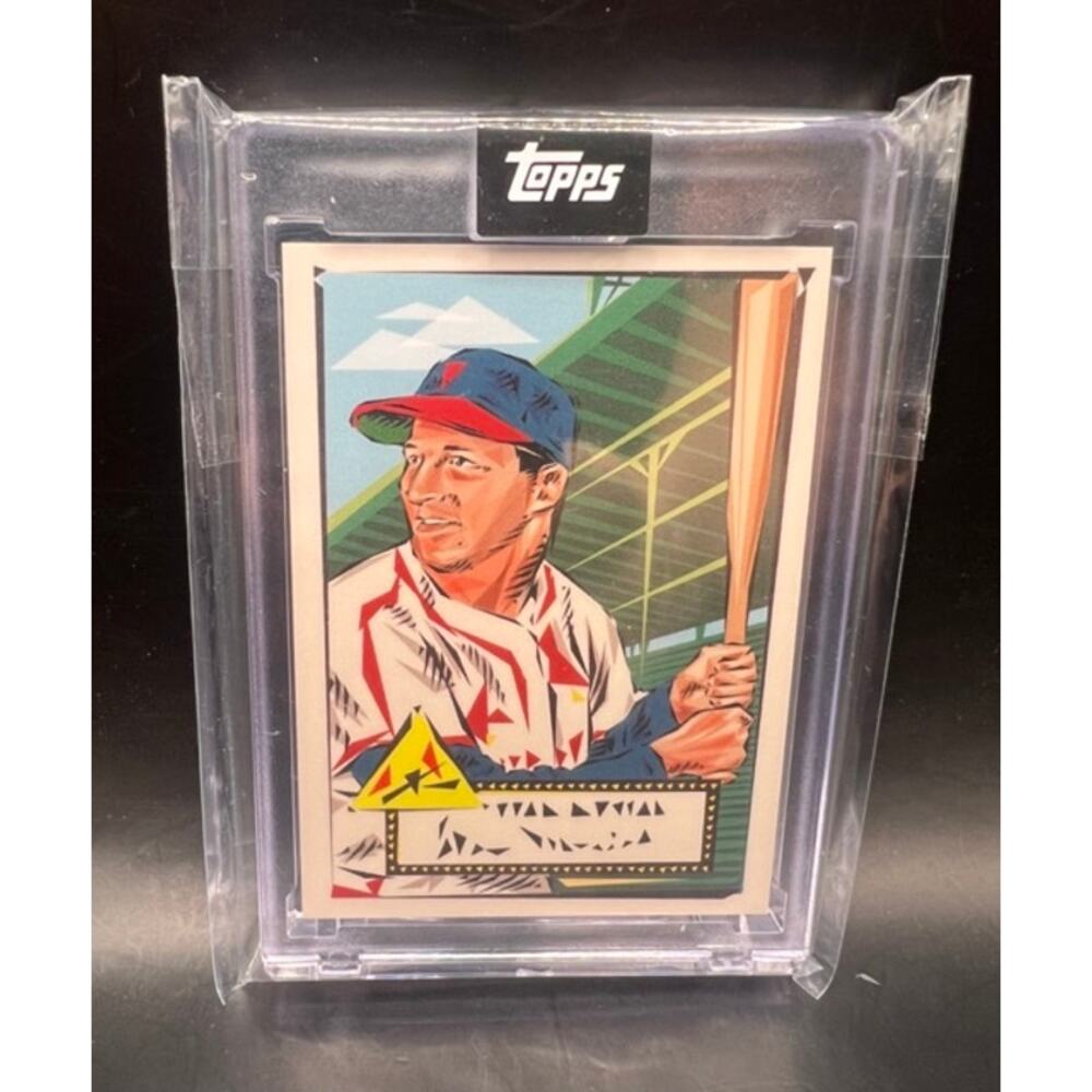 2022 Topps Stan Musial Art Card by Naturel 1952 Topps St. Louis Cardinals MLB